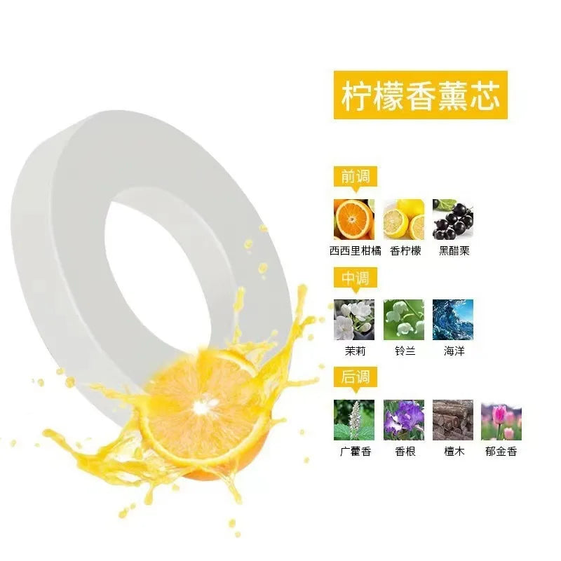 Solar Car Air Freshener Rotating Aromatherapy Diffusing Durable Perfume Diffuser Auto Fragrance Deodorant Car Interior Decor