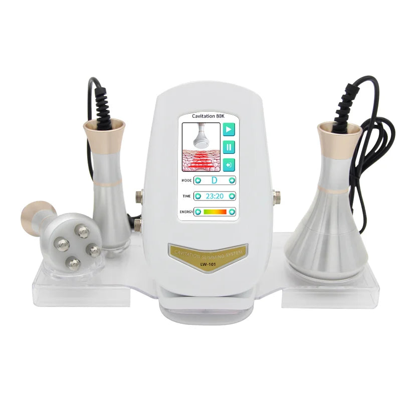 3 in 1 80k Cavitation Machine For Weight Loss Plastic Massage Relaxation Resistance To Wrinkles And Firming Skin Home Massager