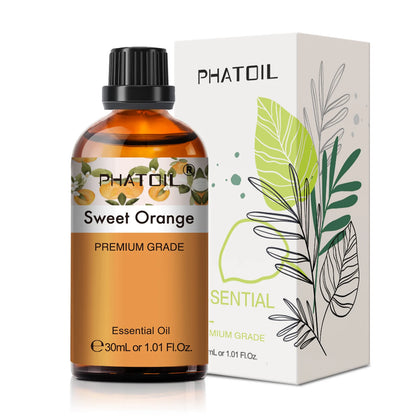 PHATOIL Reed Diffuser Essential Oil For Aromatherapy-30ml Lavender Lemon Eucalyptus Sweet Orange Sandalwood Aroma Essential Oils