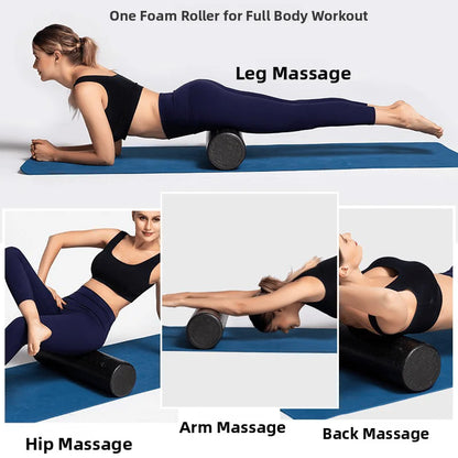 Yoga Column Foam Rollers High Hardn Deep Muscle Relaxation Fitn Recovery Training 90cm Exercise Equipment
