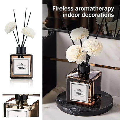 Flameless Home Fragrance fragrans gardenia Aromatherapy Oil with Reed Diffuser Stick Liquid Air Freshener Room Decor Ornaments