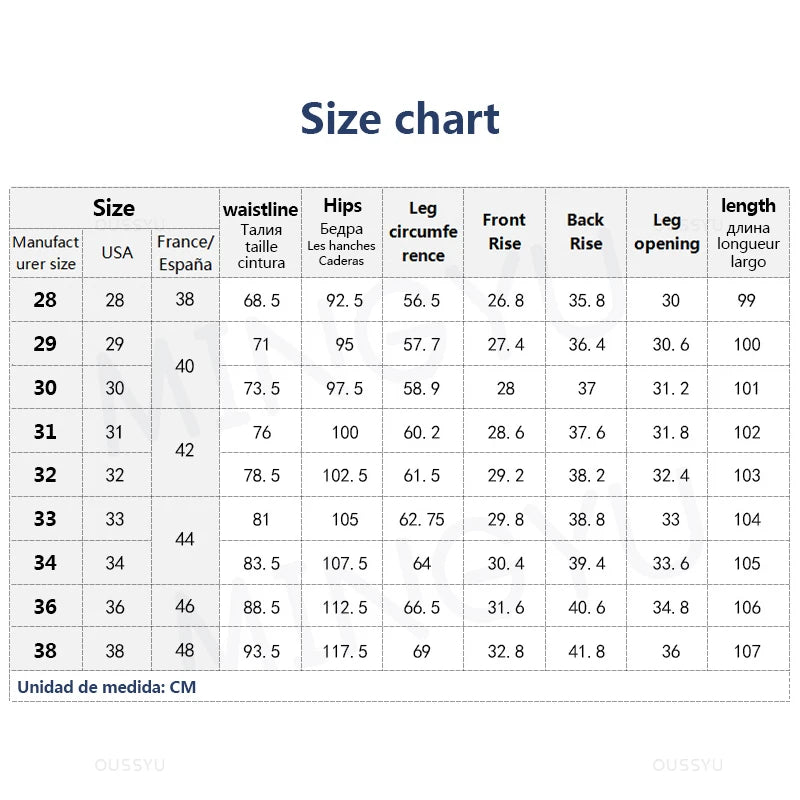 OUSSYU Brand New Spring Summer Men's Casual Pants Slim Pant Straight Thin Trousers Male Fashion Stretch Khaki Jogging 28-38