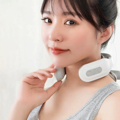 4-Head Cervical Massager Smart Neck & Shoulder Massager With Heat Relaxation USB Rechargeable Electric Neck Massager Unisex 2025