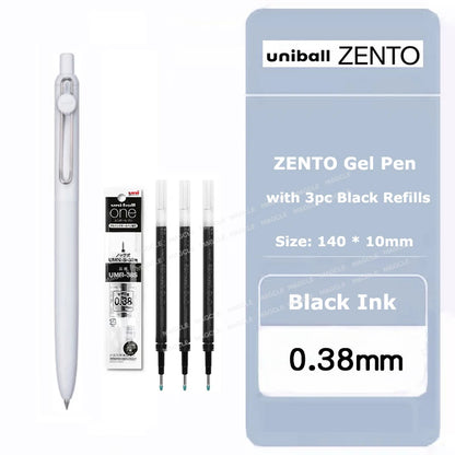 New Uniball Gel Ink Pen 0.5/0.38mm Multiple Colors Rod Smudge-Proof Fine Writing Without Fatigue Notes Journaling Drawing Tools