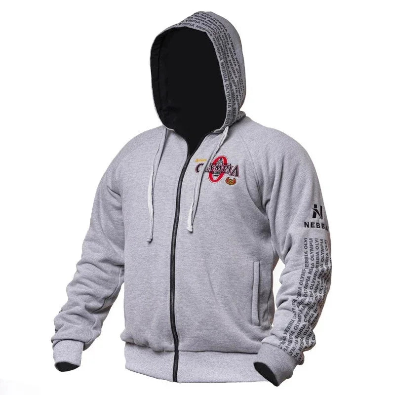 Men Gyms Hoodies Gyms Fitness Bodybuilding Sweatshirt Pullover Sportswear Male Workout Hooded Jacket Clothing