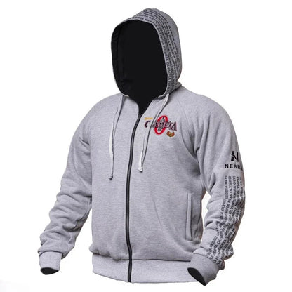 Men Gyms Hoodies Gyms Fitness Bodybuilding Sweatshirt Pullover Sportswear Male Workout Hooded Jacket Clothing