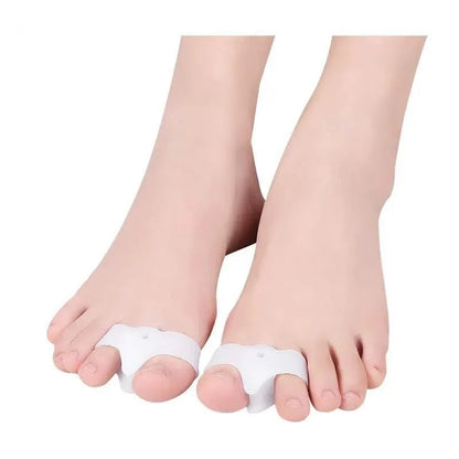 2Pcs Silicone Gel Thumb Corrector Bunion Foot Toe Hallux Valgus Protector Separator Finger Straightener Adjuster Foot Care Tool