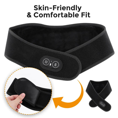 Electric Wireless Heated Neck Protection Belt Three Adjustable Temperature Levels Warmth Neck Massage Relaxation Full body use