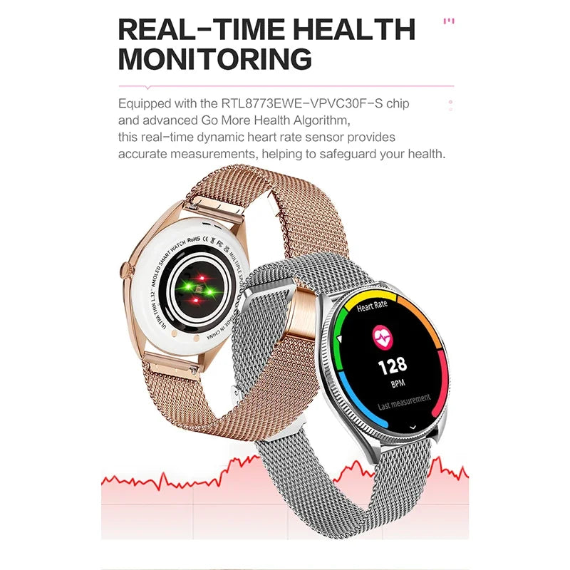 VALDUS VL60 Pro 2025 New Smartwatch For Women Men  AMOLED Screen Bluetooth Call IP68 Waterproof  Fitness Sports Smart Watch Gift