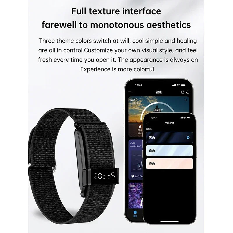 Smart Fitness Tracker With GPS Health Monitoring Pedometer Waterproof Sport Intelligent Wristband Time Display Smart Bracelet