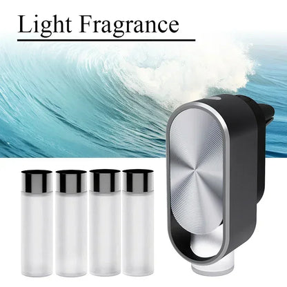 Huitai Car Air Freshener Diffuser Auto Aromatherapy Machine Car Air Outlet Freshener  Electric Aroma Smell Perfume for Men Women
