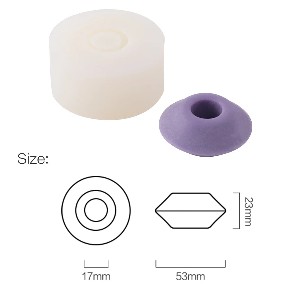 Boowan Nicole Modular Silicone Candle Mold Handmade Stackable Aromatherapy Candle Mould Home Decoration Tools