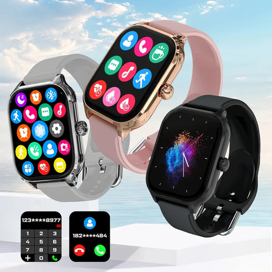 2026 New Bluetooth Call Smart Watch Electronics Smartwatch Digital Fitness Clock Sports Wrist Watches for Man Woman Android iOS