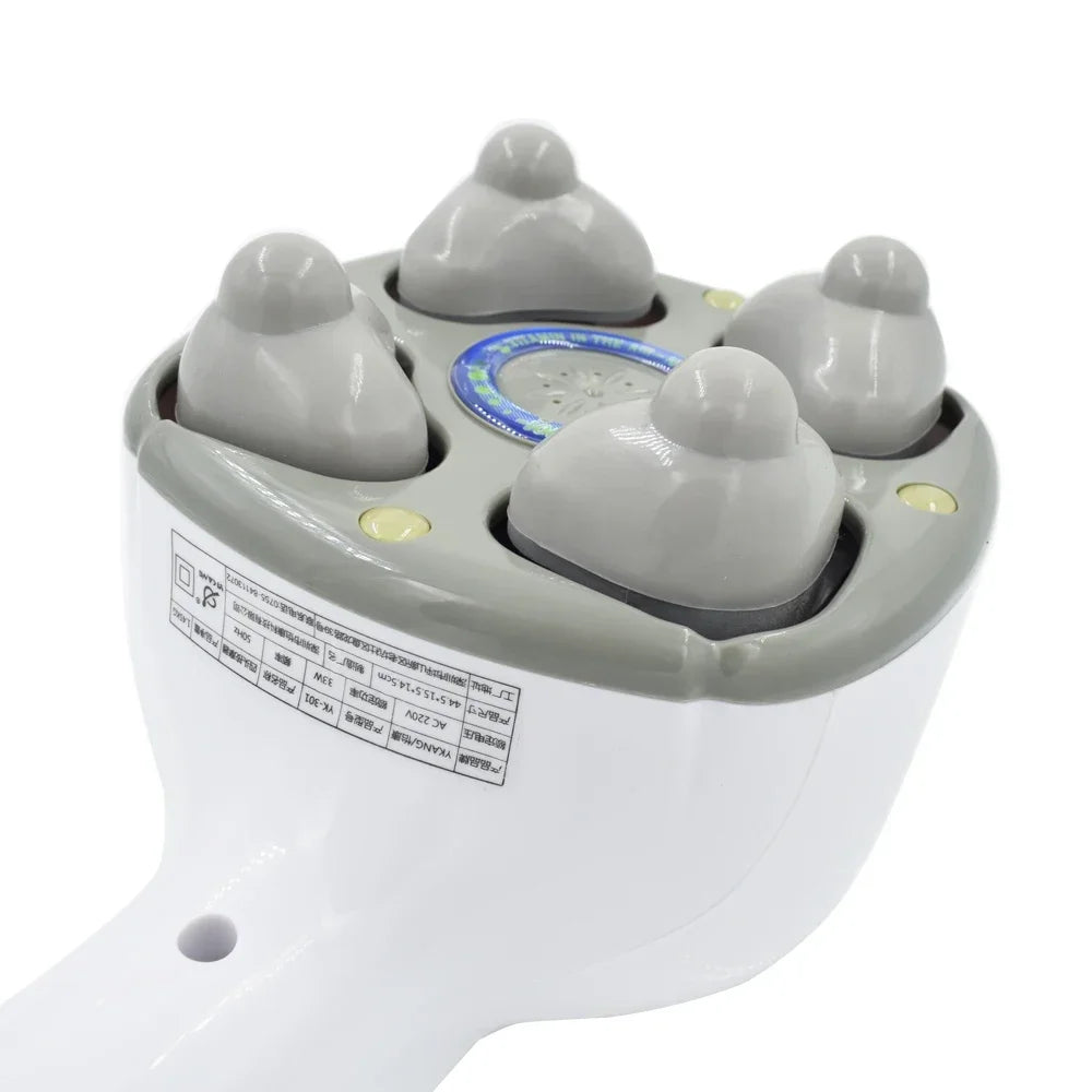 Handheld Electric 4D Vibration Massage Hammer for Neck Back Shoulder Pain Relief Body Roller Acupressure Muscle Relaxation