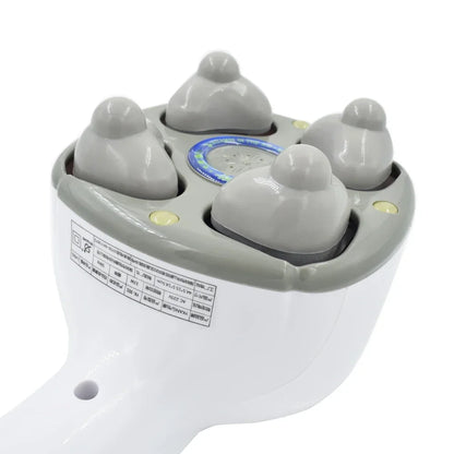 Handheld Electric 4D Vibration Massage Hammer for Neck Back Shoulder Pain Relief Body Roller Acupressure Muscle Relaxation