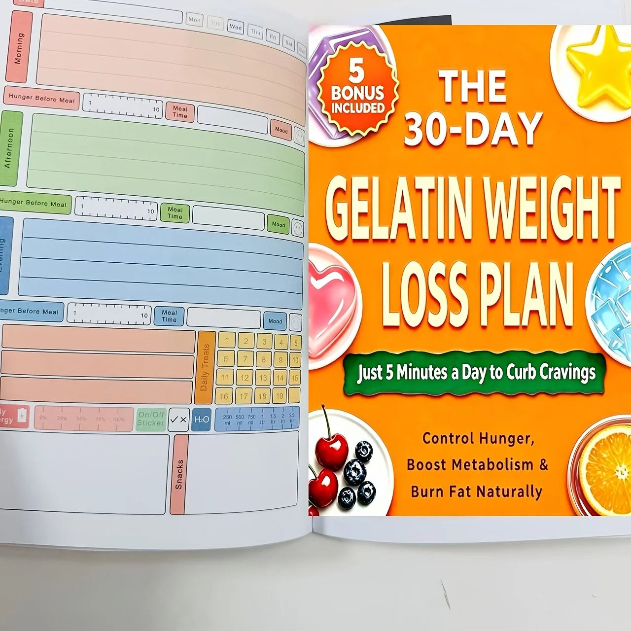 30-Day Gel Protein Weight Loss Plan: Just 5 Minutes a Day to Suppress Appetite, Control Hunger, Boost Metabolism