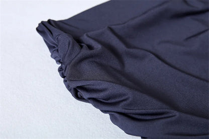 Pack hip side pleated skirt fake two-piece leggings women culottes leggings