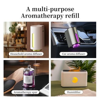 100ml Aluminum Bottle Essential Oil Car Aromatherapy Machine Essential Oil Supplement Suitable For Home Aromatherapy Machine