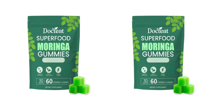 Superfood Moringa Gummies with Vitamin C D3 B12 Supports Immunity & Energy Rich in Antioxidants 60 Gummies Dietary Supplement