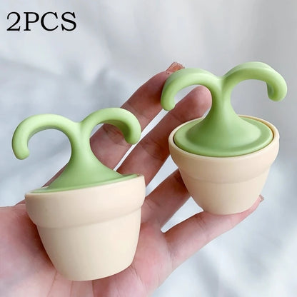 2/1pcs Handheld Body Massager Mini Potted Plant Shaped Roller Ball Bead Relaxation Massage Cooling for Neck Foot Skin Care Tool
