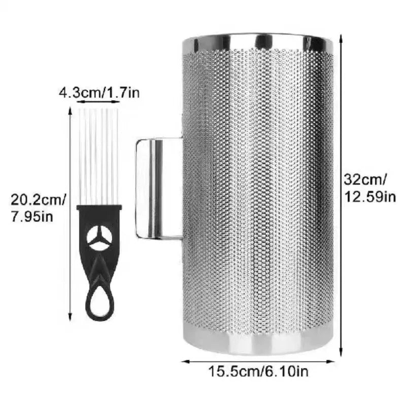 Stainless Steel Guiro Sound Therapy Relaxation Guiro Spiritual Healing Meditation Guiros Portable Percussion Musical Instruments
