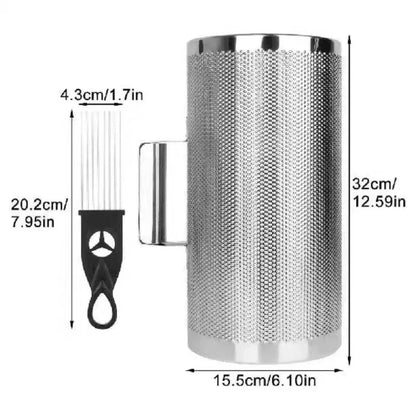 Stainless Steel Guiro Sound Therapy Relaxation Guiro Spiritual Healing Meditation Guiros Portable Percussion Musical Instruments