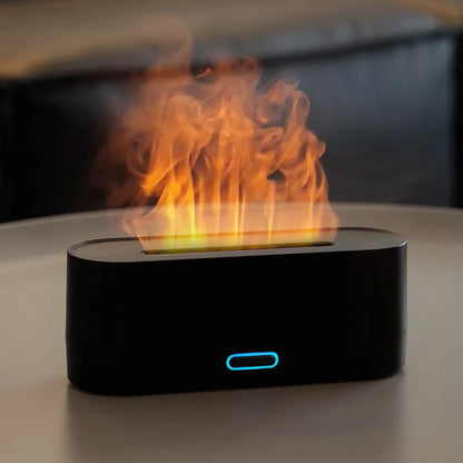 Colorful Flames Air Humidifier Essential Oils Humidifiers Flame Aroma Humidifier Fragrance Diffuser Home Aromatherapy Diffuser
