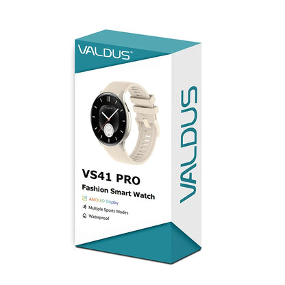 VALDUS VS41 Pro AMOLED NFC Smartwatch Man Woman Fitness Heart Rate Blood Pressure Track BT Call Waterproof 2026 New Smart Watch