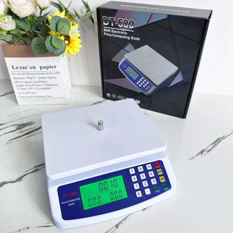 30kg/1G Precision Digital Scale Electronic Balance Weight Scale LCD Display Weight Scale Accuracy Weight Balance Food Scales