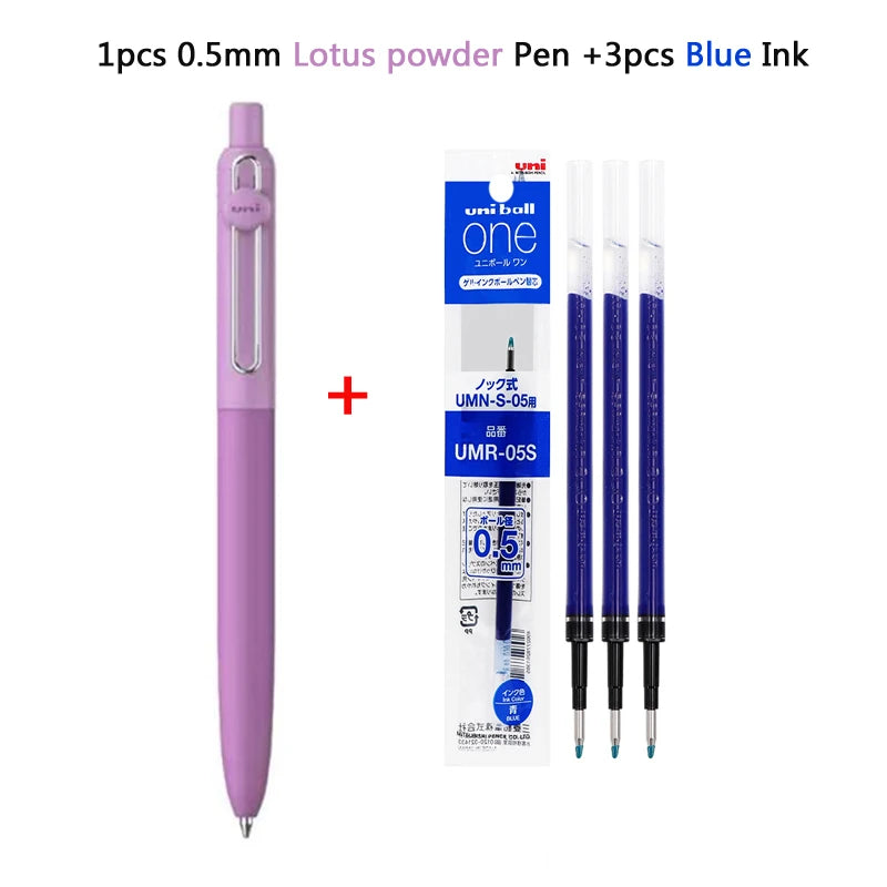 New Uniball Gel Ink Pen 0.5/0.38mm Multiple Colors Rod Smudge-Proof Fine Writing Without Fatigue Notes Journaling Drawing Tools