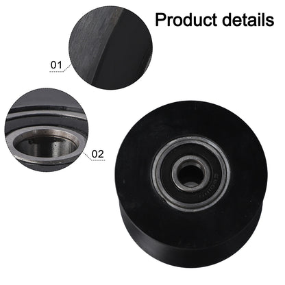 Elliptical Roller Wheel Fitness Equipment Supplies 70x51x12mm Replacement Cable Machine Attachment For Home Gym Sports Accessory