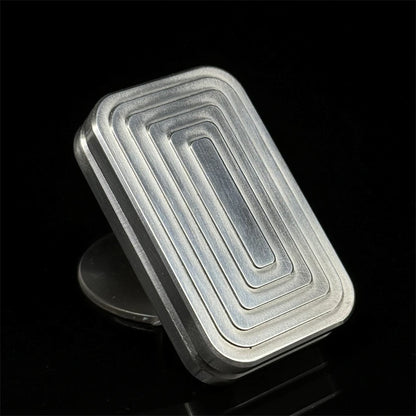 Novelty Stainless Steel Fidget Slider EDC Fashion Silver Fidget Toys Adult Stress Relief Toys Office Relaxation Toys Idea Gifts