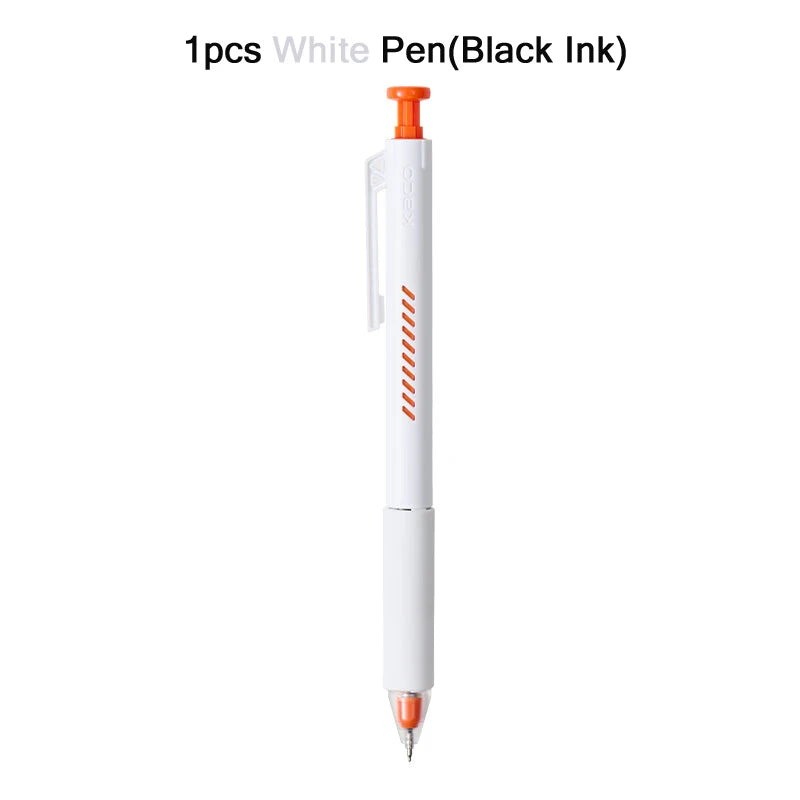 KACO ON ZERO Shake Gel Pen,0.5mm Black Retractable Refillable Ink Pen Smooth Writing ST Nib For Homework,Exam,Signing,Journaling
