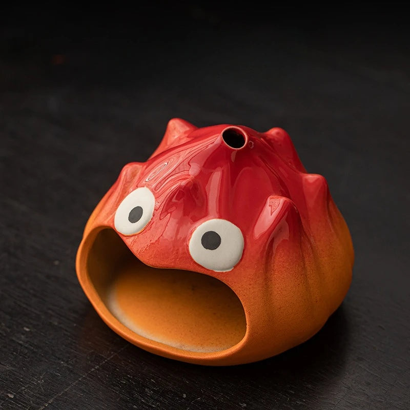 Flame-scented Fireplace Cute Cartoon Ceramic Incense Burner Home Fragrance Products Incense Burners