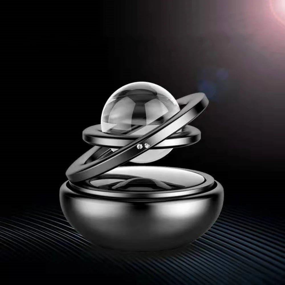 Solar Car Air Freshener Rotating Aromatherapy Diffusing Durable Perfume Diffuser Auto Fragrance Deodorant Car Interior Decor