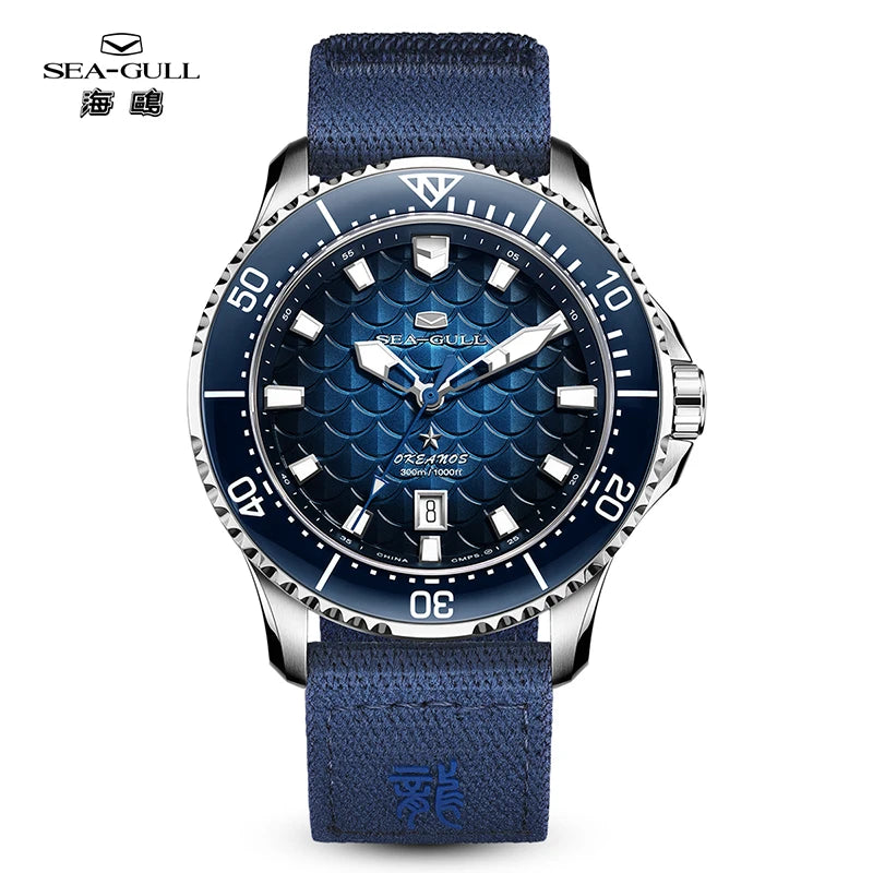 Seagull Ocean Series Man Watch King of the Dragon Automatic Mechanical Watch 300M Waterproof Watches for Man Diving Watch 1216
