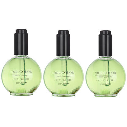 IDOL COLOR Cuticle Oil, 2.56 FL Oz, Repairs and Restores Cuticles - Organic Spa Treatment - For Stronger, Healthier Nails