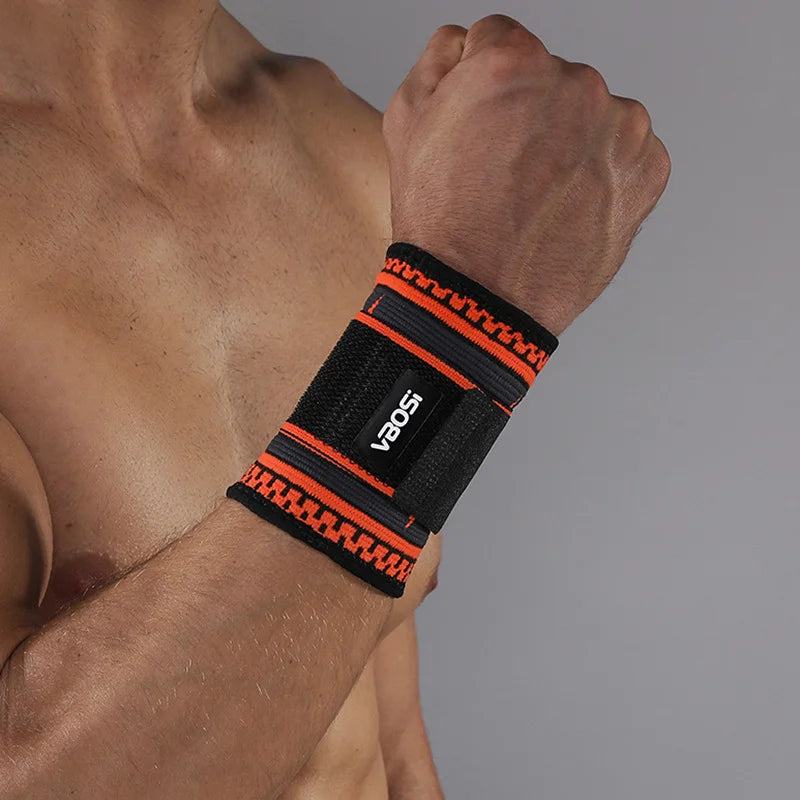 VBOSI Adjustable Wrist Wraps Support for Gym Weightlifting, Breathable Brace for Carpal Tunnel Tendonitis Pain Relief