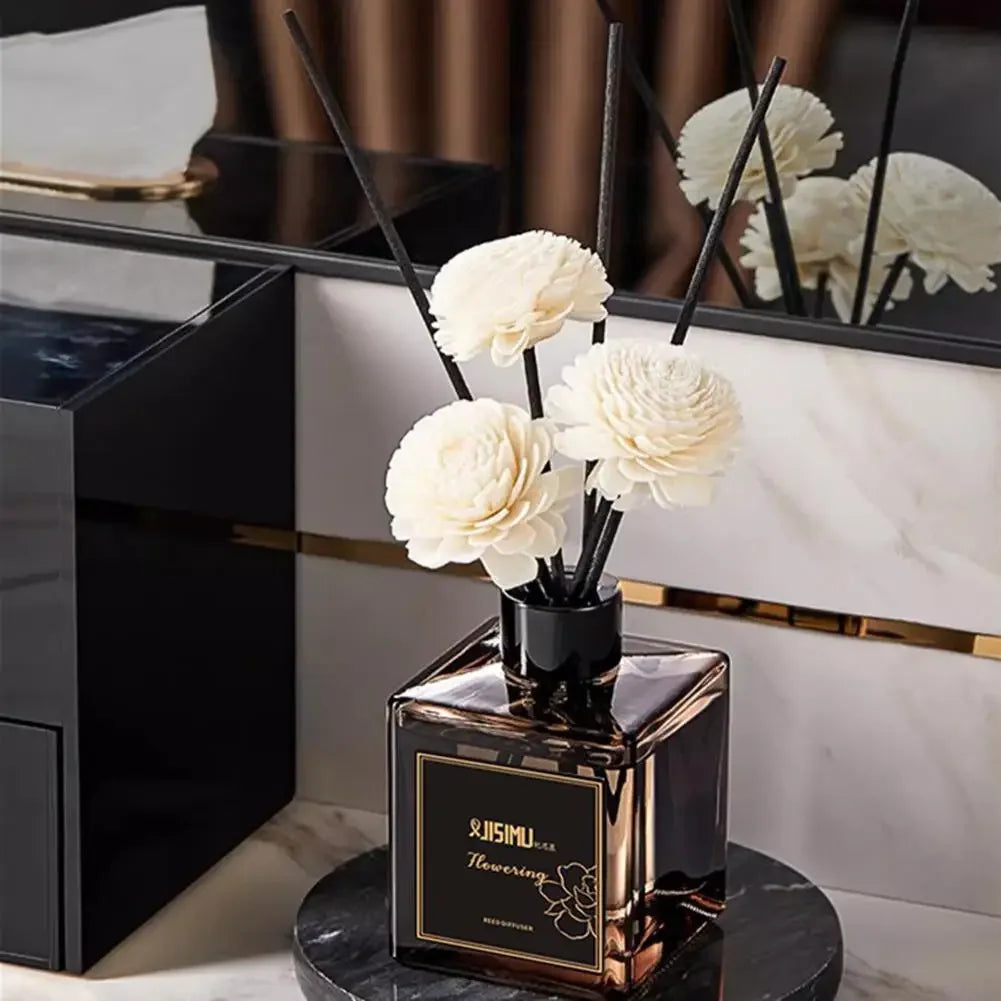 50ML Reed Diffuser Home Indoor Aromatherapy Long Lasting Fragrance Deodorant Fresh Air Decor for Room Bedroom Bathroom Toilet