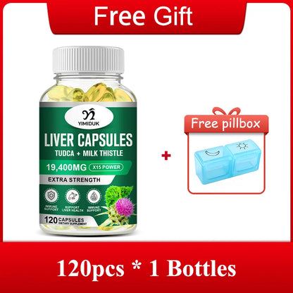 Liver Supplement, Support Liver Function Health, Powerful Antioxidant & Detoxifier, Heart Health & Healthy Cholesterol Levels