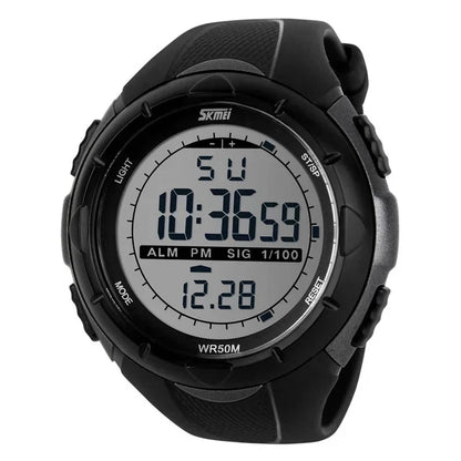 SKMEI 1025 Sports Countdown Electronic Mens Wristwatches Waterproof Digital Watch for Men Shockproof Military Clock Reloj Hombre