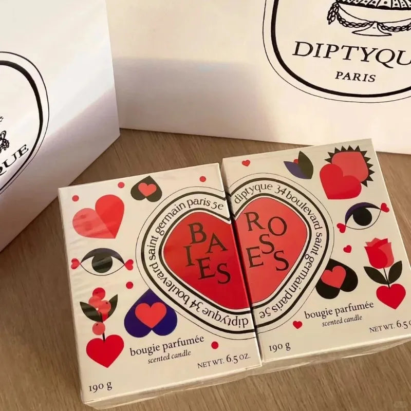 190g Aromatherapy Candle City Limited Edition Pure Natural Plant Essential Oil Scented Candle Cafe Chantilly Christmas Home Gift