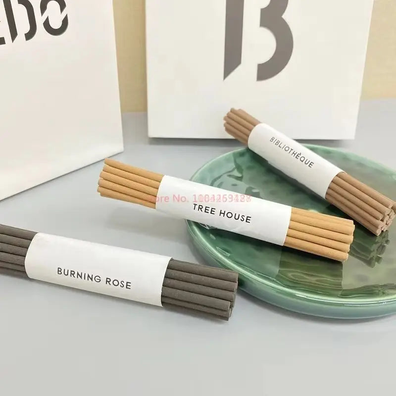 New Hot Byrode Thread Incense Limited Classic 60 Sticks Of Library Rose Indoor Aromatherapy Fireless Rattan Thread Incense Gift