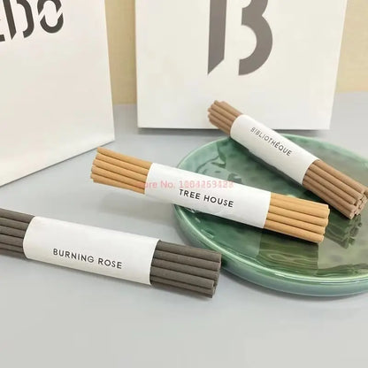 New Hot Byrode Thread Incense Limited Classic 60 Sticks Of Library Rose Indoor Aromatherapy Fireless Rattan Thread Incense Gift