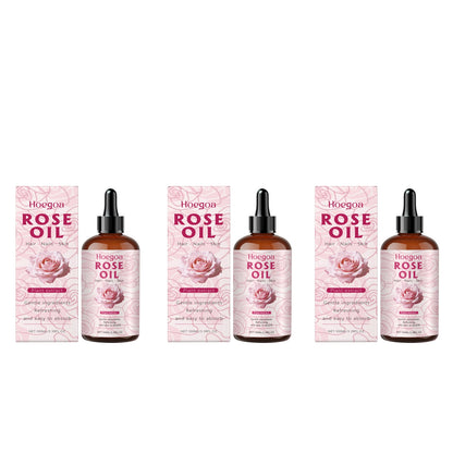 Rose Oil Face Anti Aging Brightening Lasting Hydration Nourishment Firm Aromatherapy Facial Serum Reveal Radiance Body Skin Care