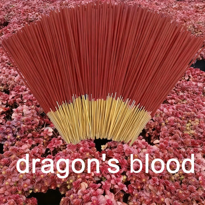 Red Dragon Blood Incense Sticks, 25/105/205/405/705 Sticks, Natural Four-Season Dragon Blood High Quality, Suitable for Home Air Purification, Relaxing Fragrance, Yoga, Office, Tea Room - Perfect for Halloween, Christmas, Eas