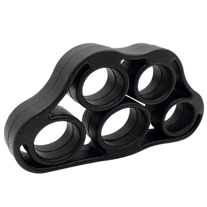 5 Finger Finger Strength Grip Band Mini Silicone Hand Exerciser Gripper Muscle Building Injury Recovery for Gym Fitness Training