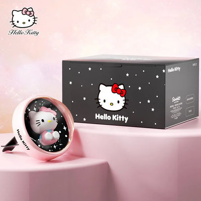 Sanrio Car Aromatherapy Ornaments Atmosphere Light Air Outlet Night Light Cartoon Hello Kitty Car Interior Accessories Gift