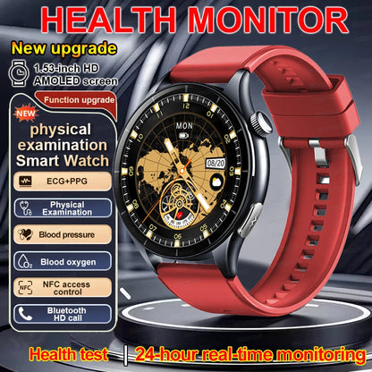 2026 New Smart Watch ECG+PPG Health monitoring Blood pressure UricAcid  Fitness Tracker Clock Sport Call Smartwatch Custom dial