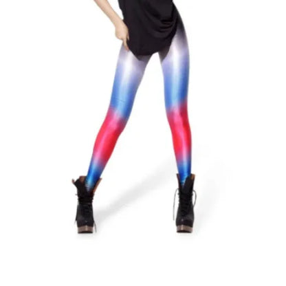 Autumn Poker Flower Leggings Halloween Printed Fashion Stretch Female Leggins For Women Leggin Punk Rock Clothing